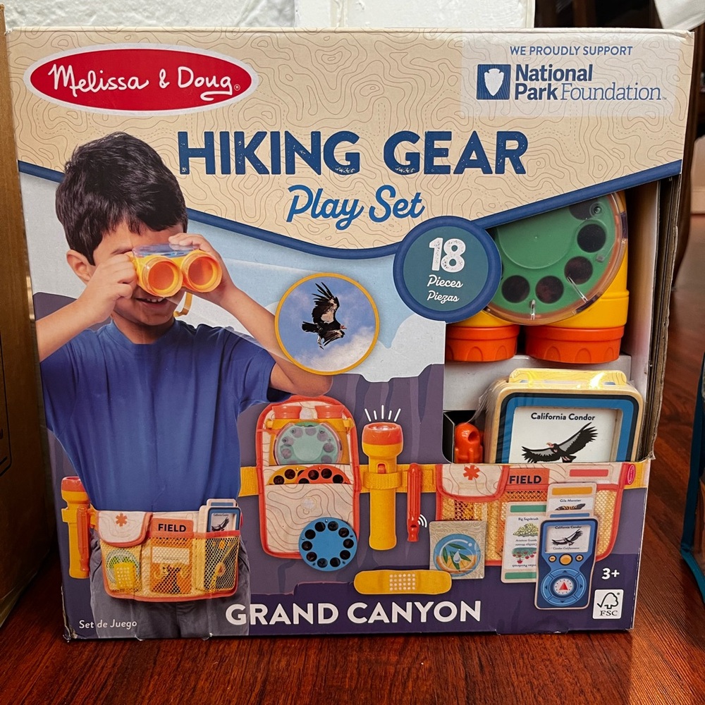 Melissa & Doug Grand Canyon National Park Hiking Gear Play Set - NIB